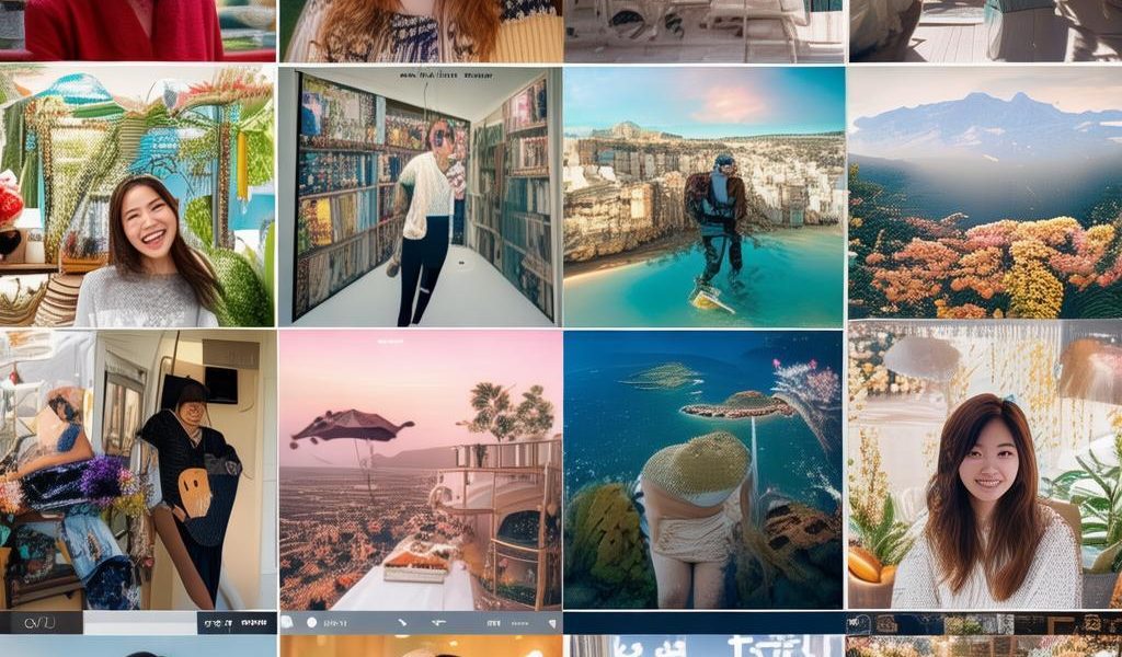 小红书几个账号缩略图